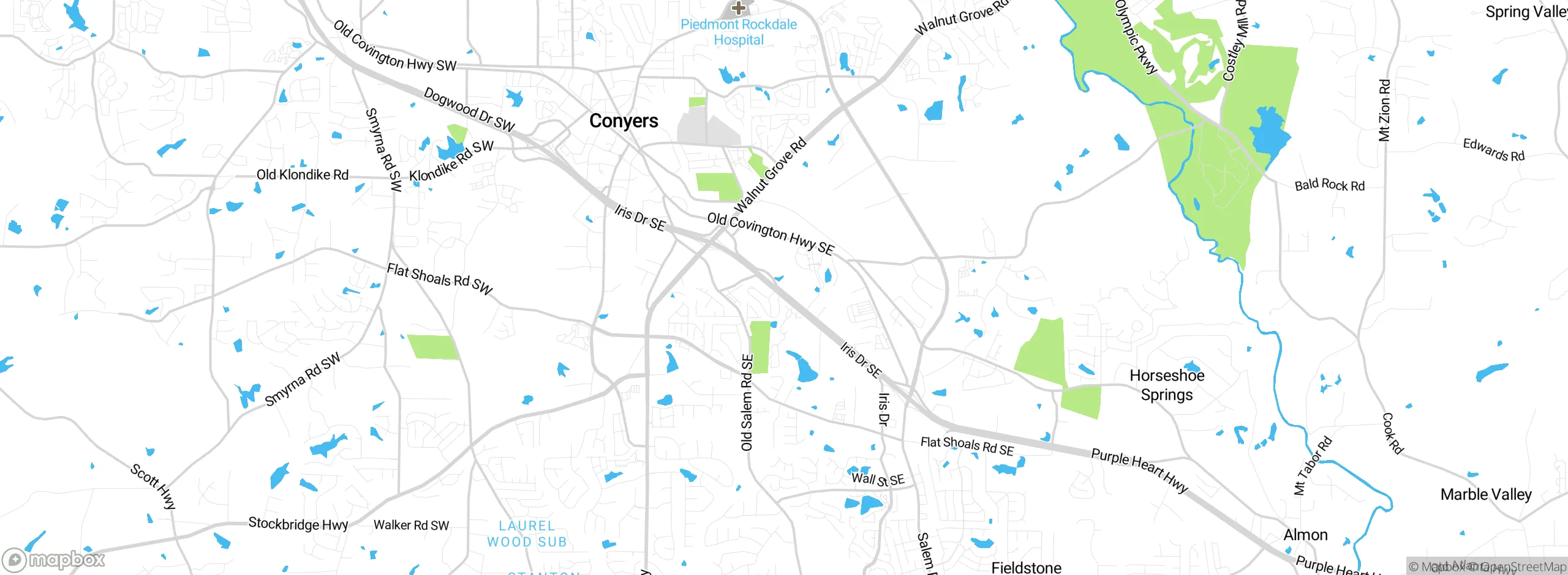 Map showing approximate location