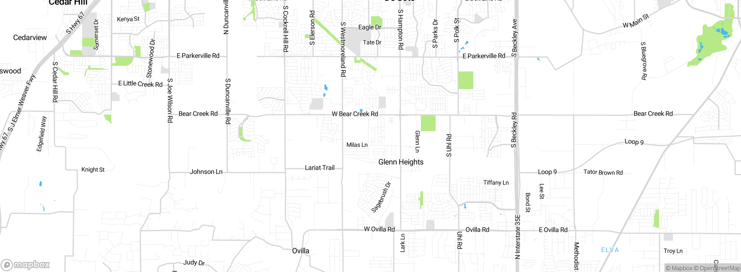 Map showing approximate location