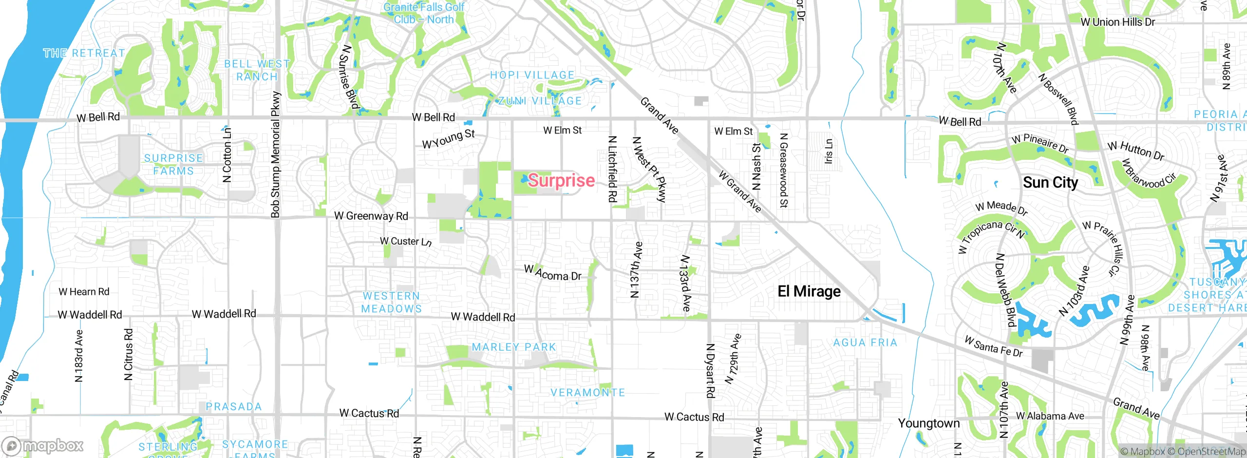 Map showing approximate location