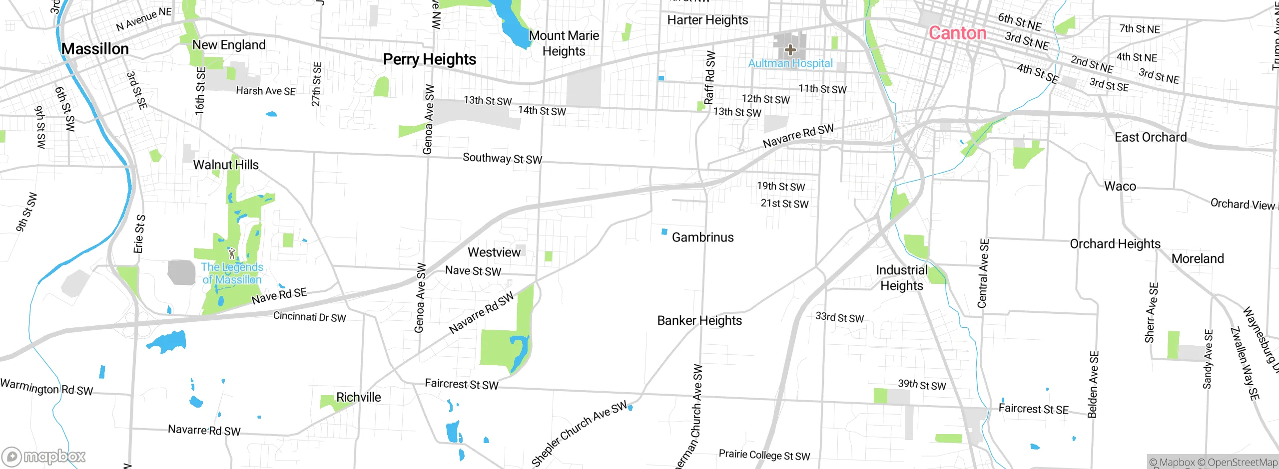 Map showing approximate location