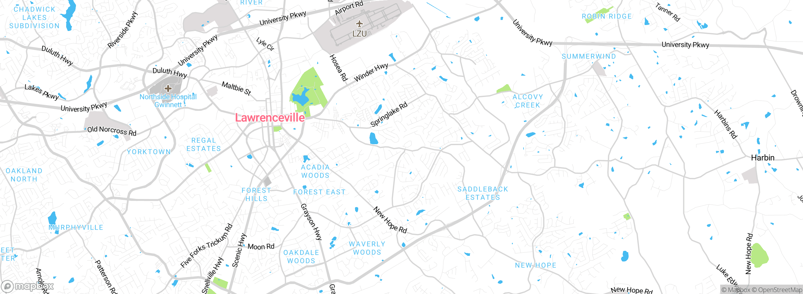 Map showing approximate location