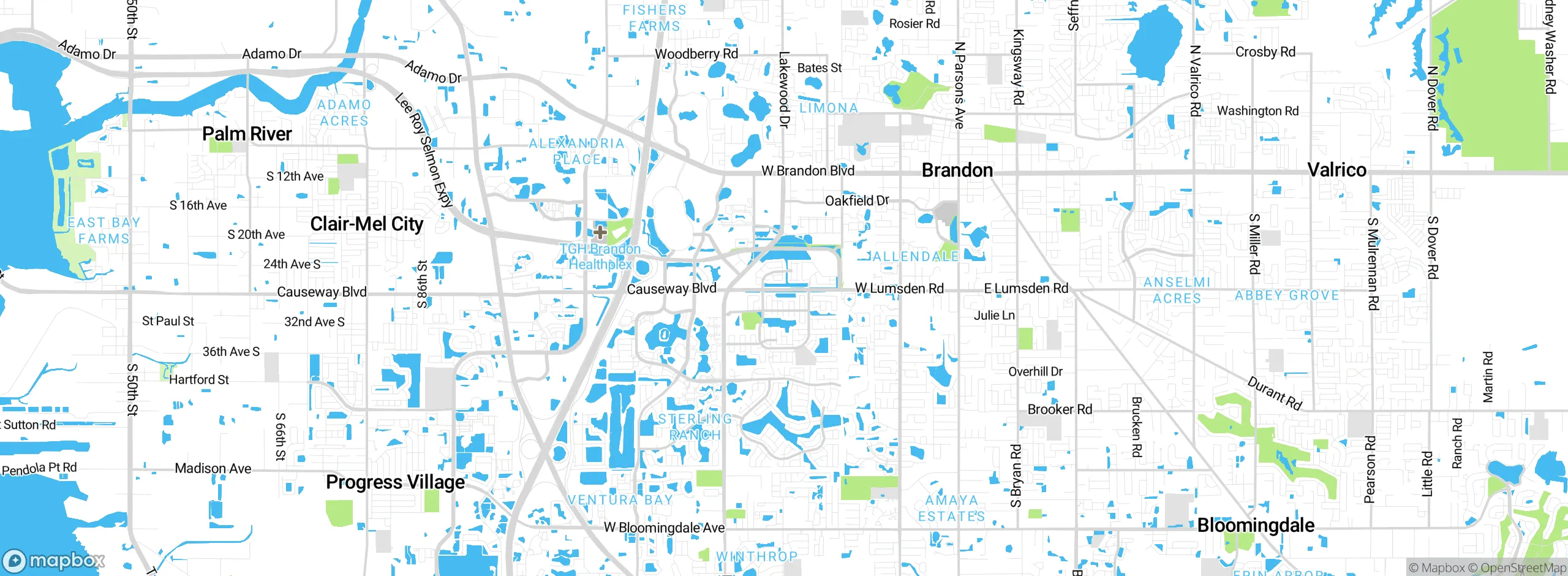 Map showing approximate location
