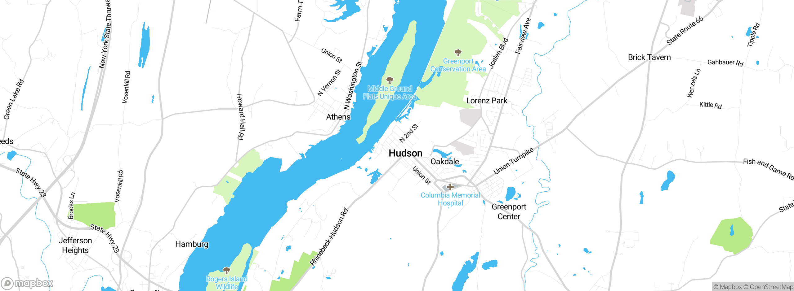 Map showing approximate location