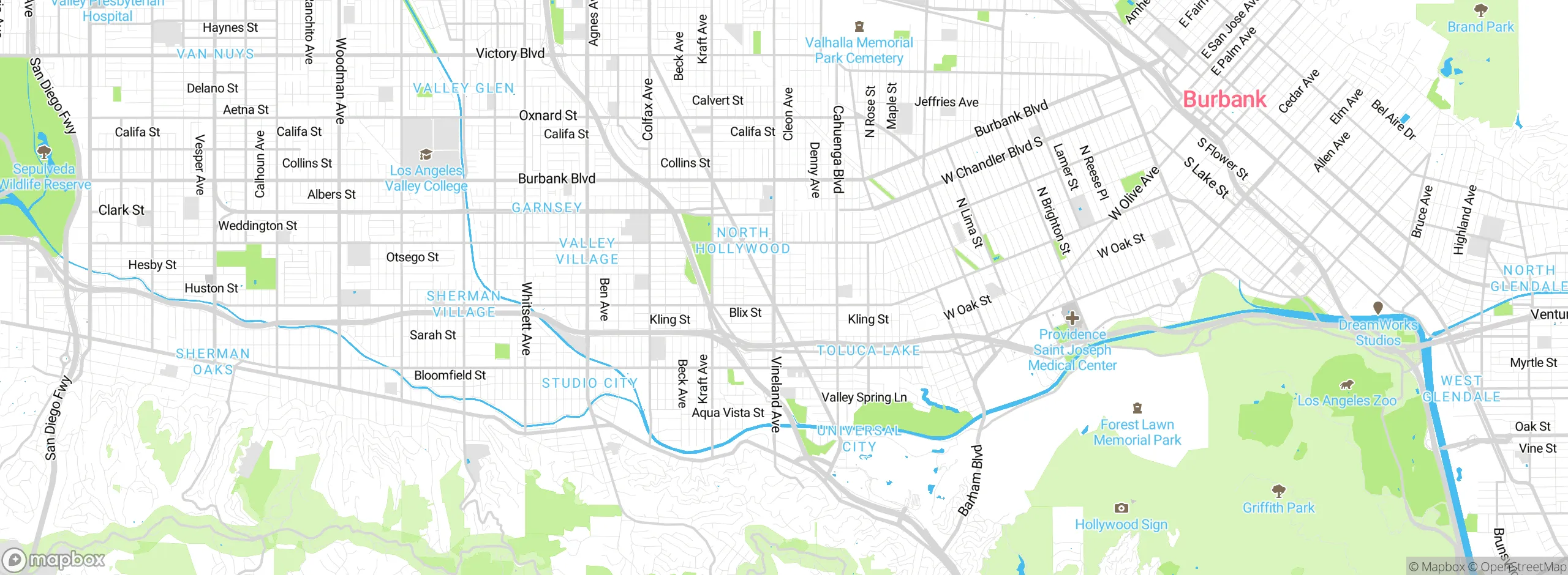 Map showing approximate location