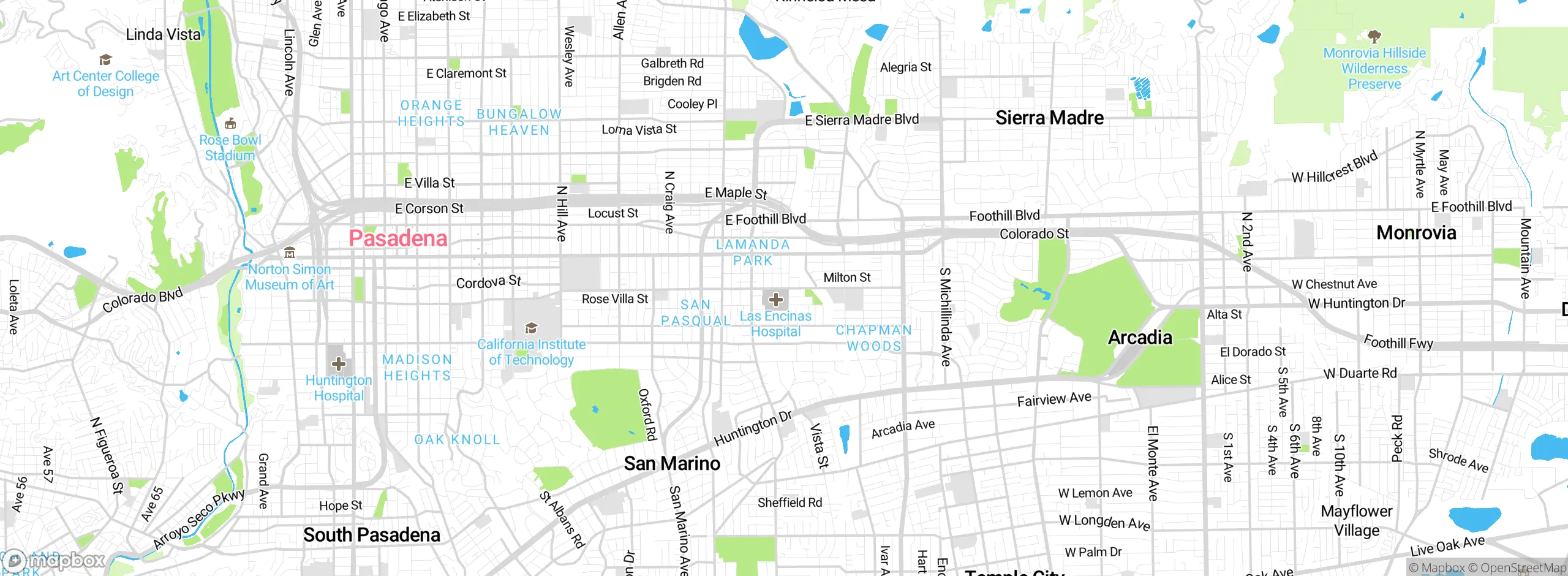 Map showing approximate location