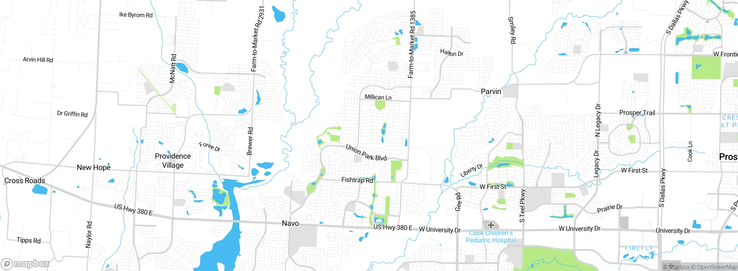 Map showing approximate location