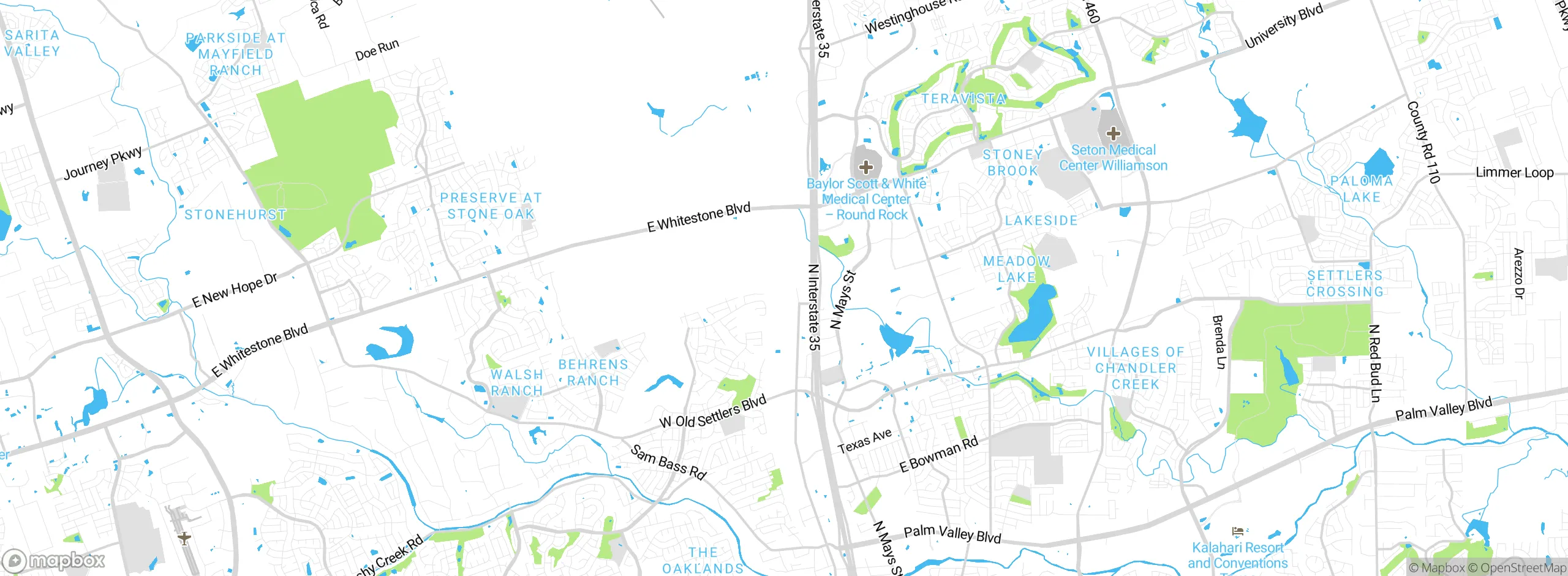 Map showing approximate location