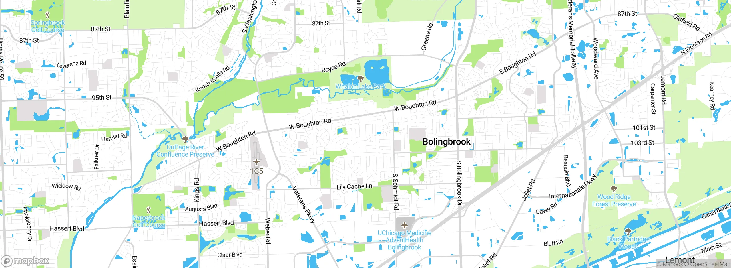 Map showing approximate location