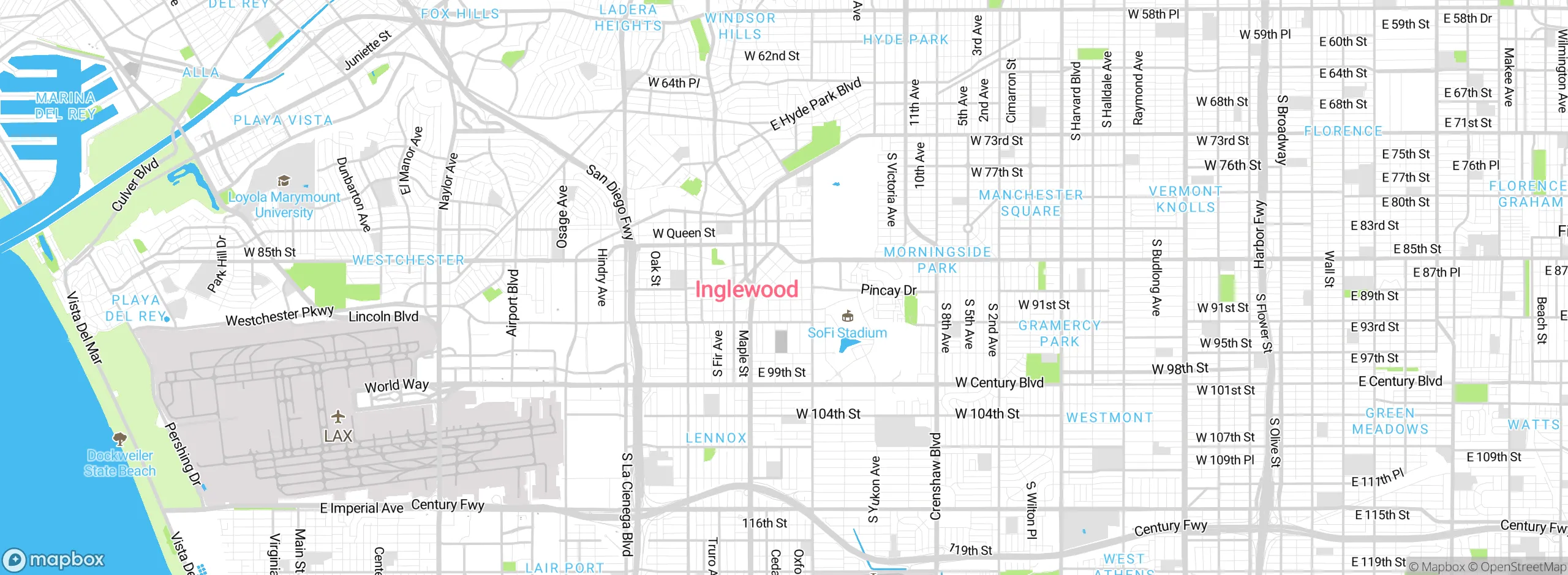 Map showing approximate location
