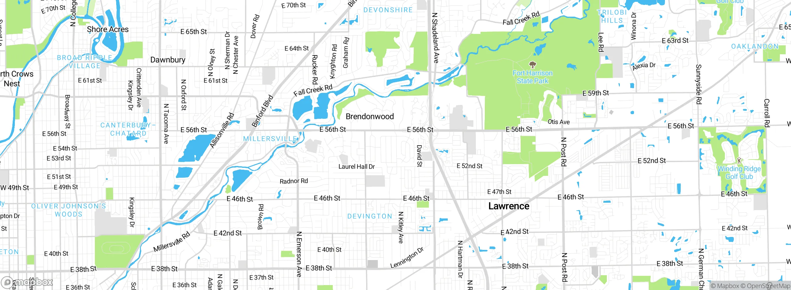 Map showing approximate location