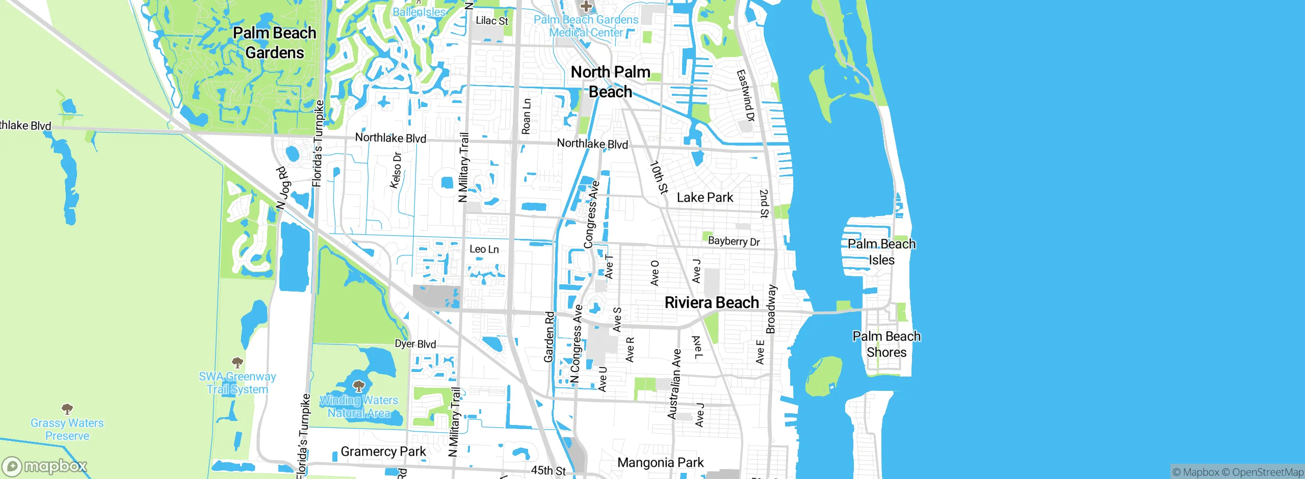 Map showing approximate location