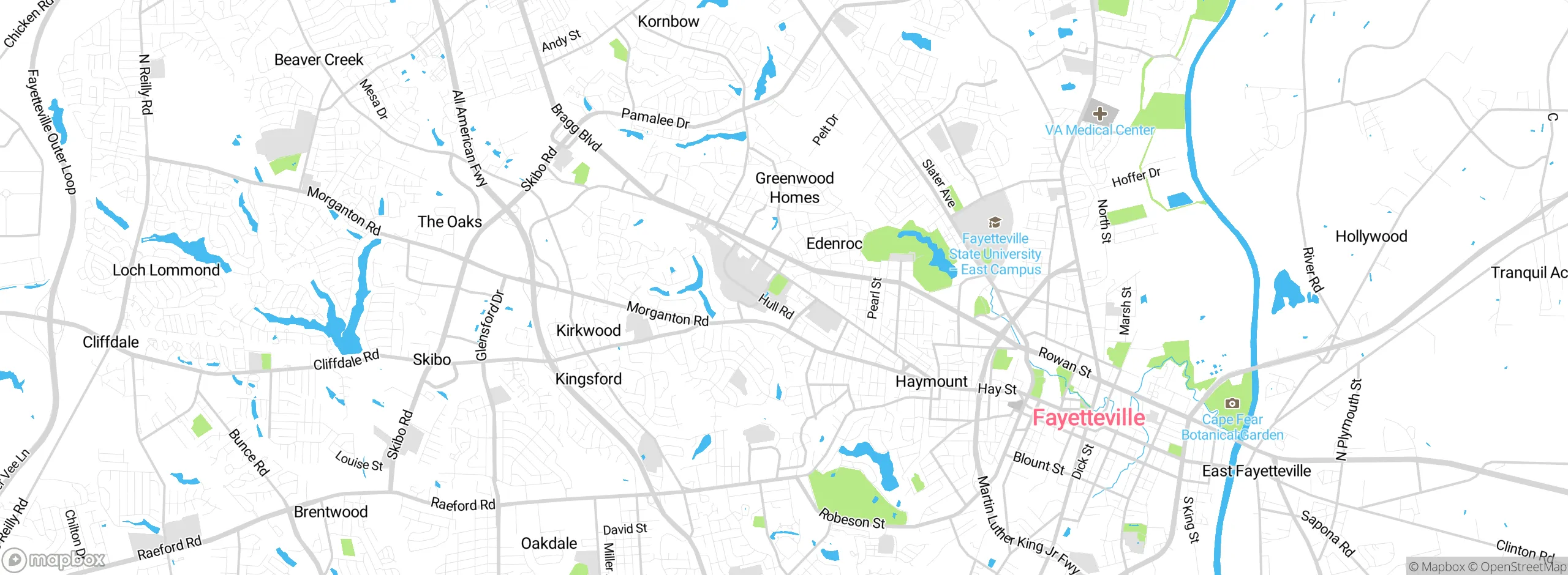 Map showing approximate location