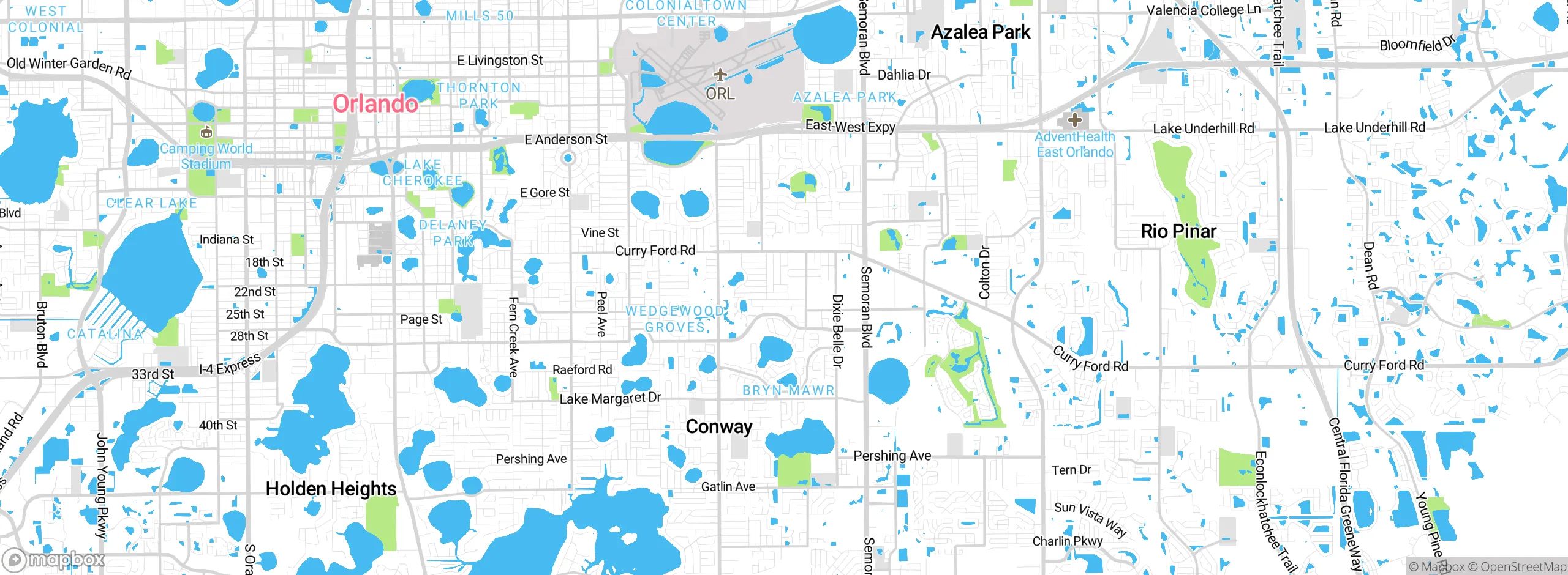 Map showing approximate location