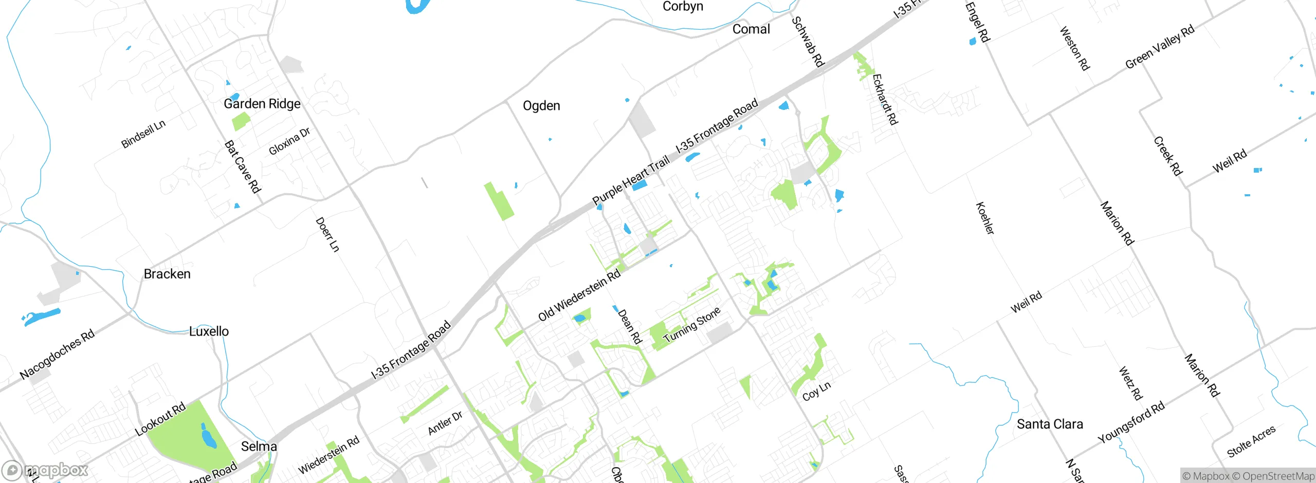 Map showing approximate location