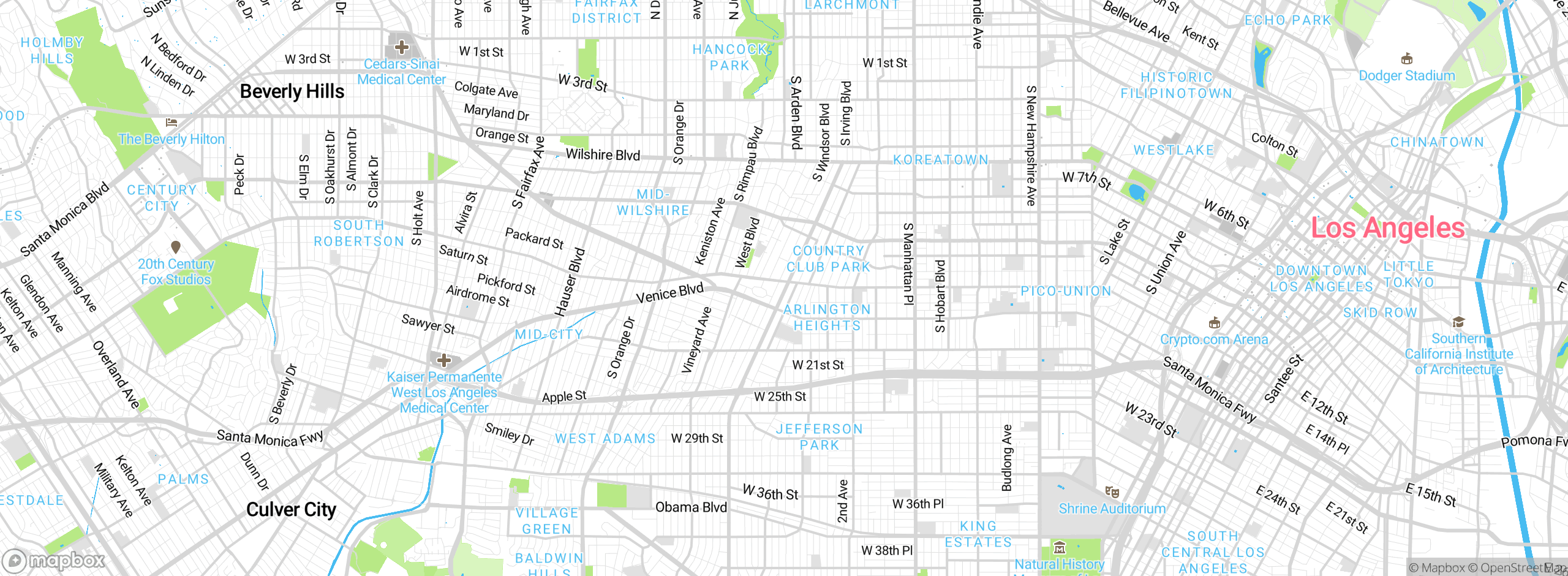 Map showing approximate location