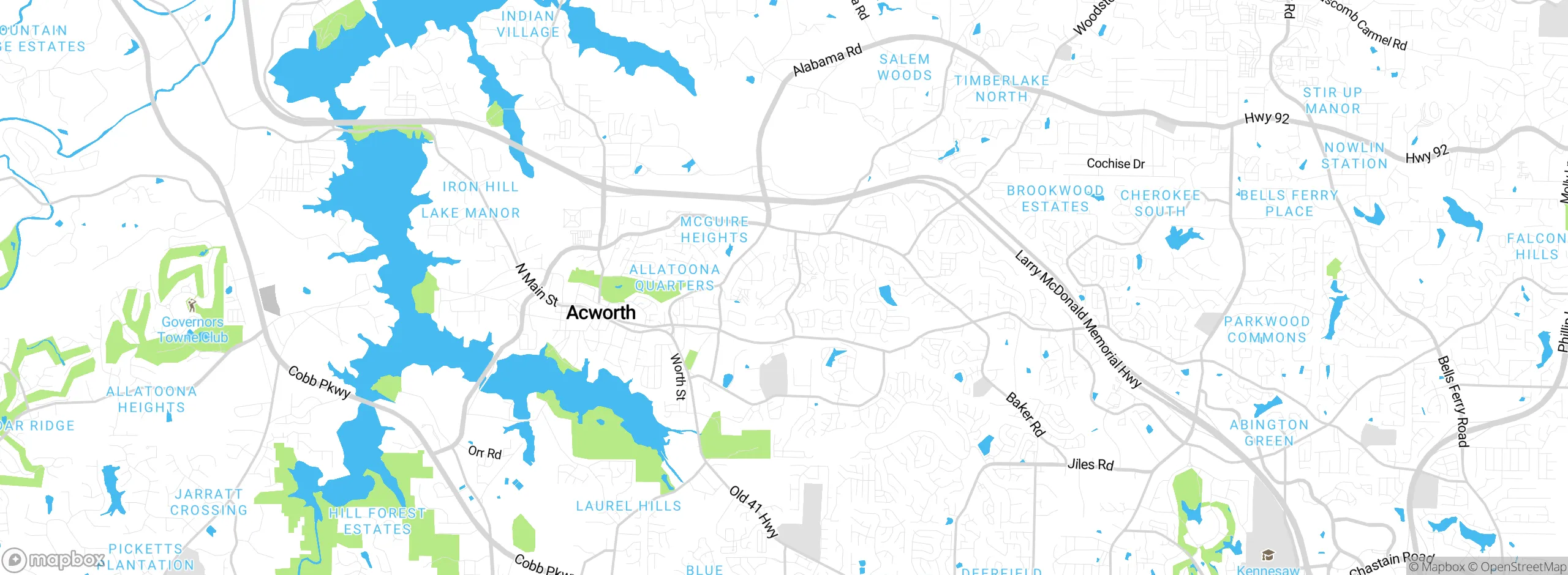 Map showing approximate location