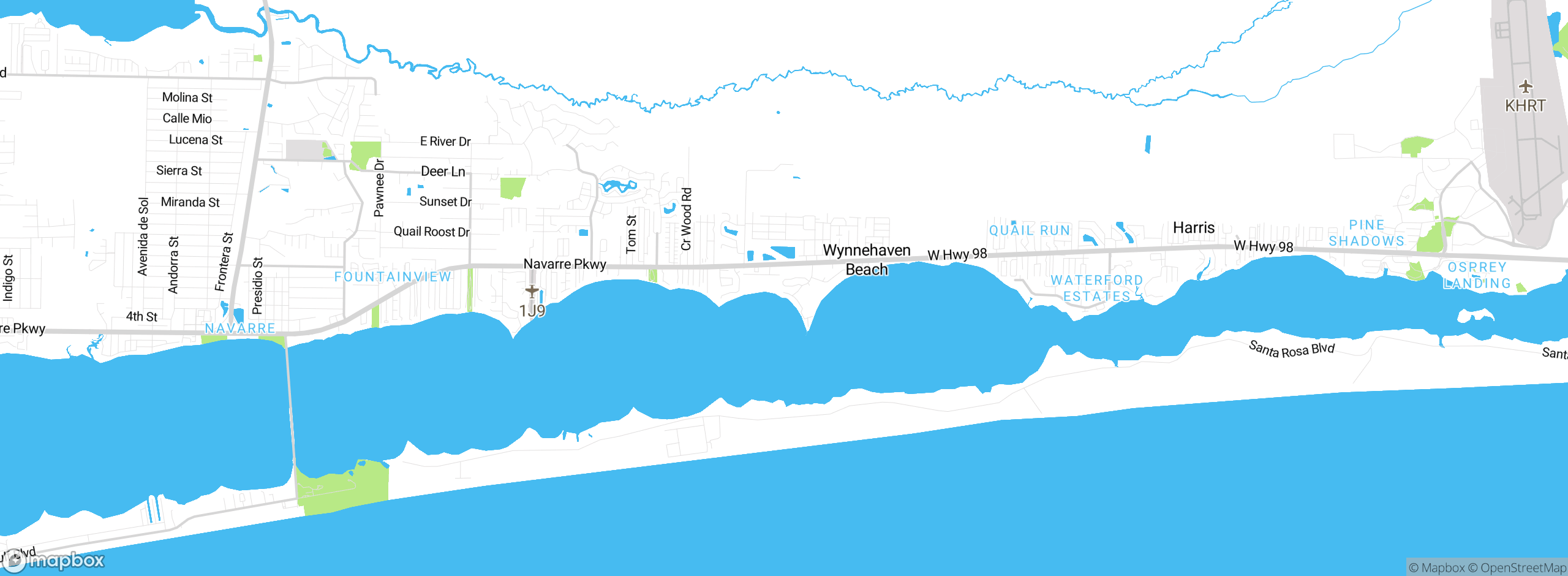 Map showing approximate location