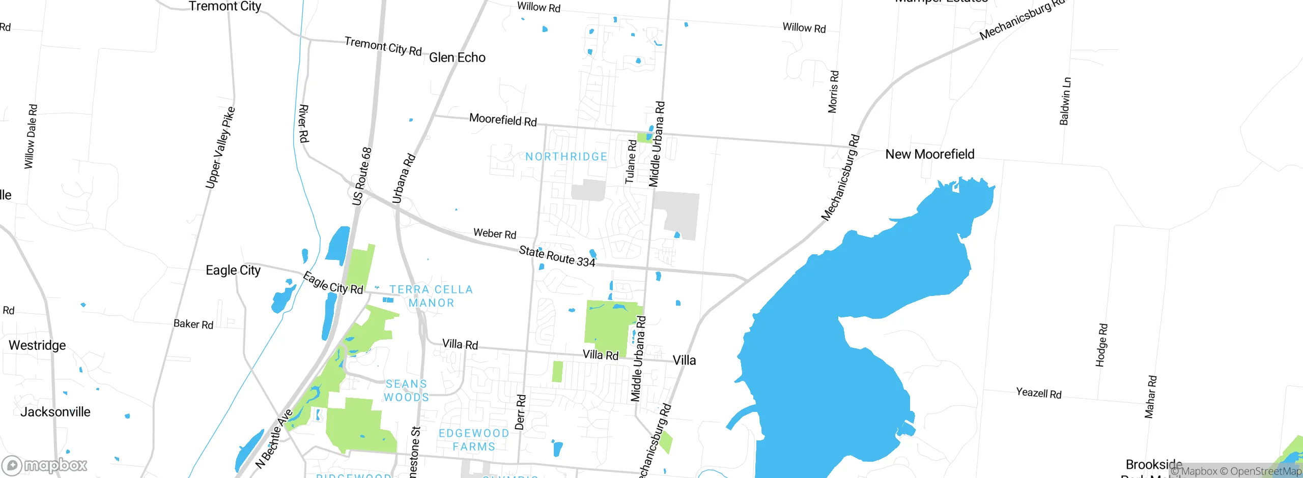 Map showing approximate location