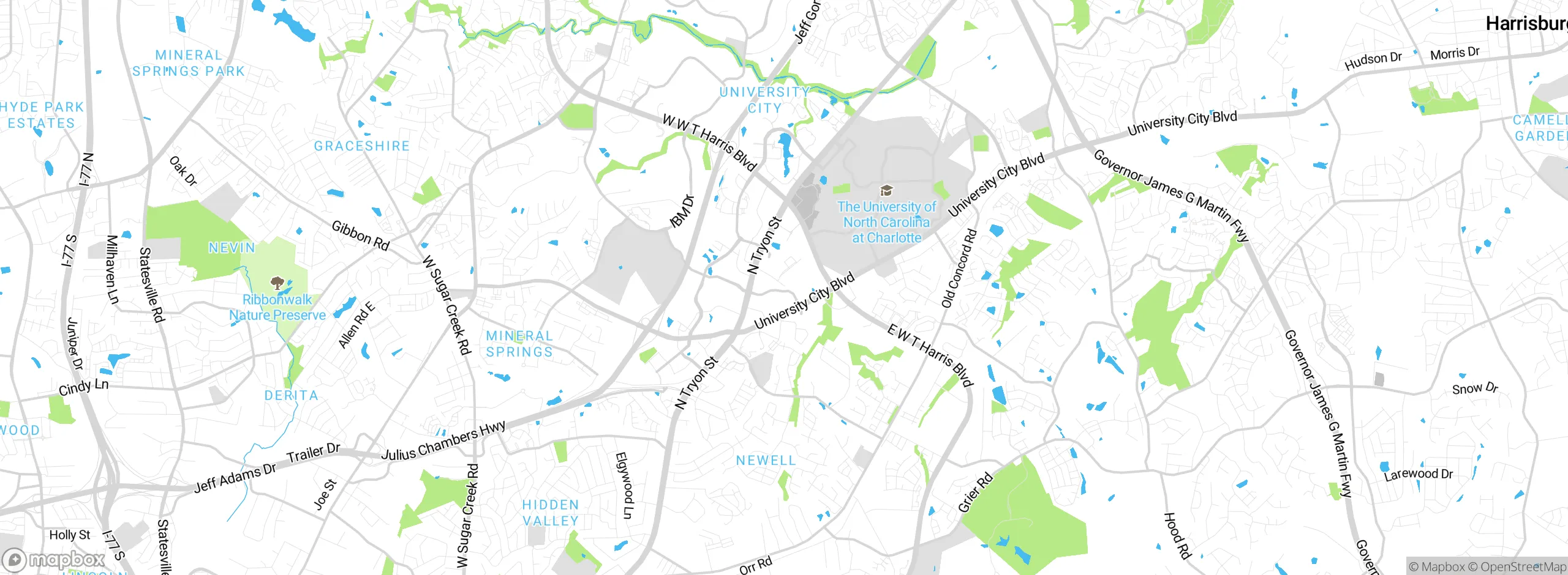 Map showing approximate location