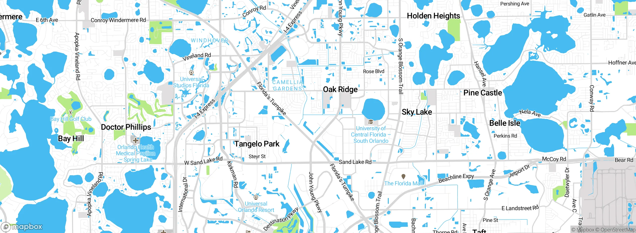 Map showing approximate location