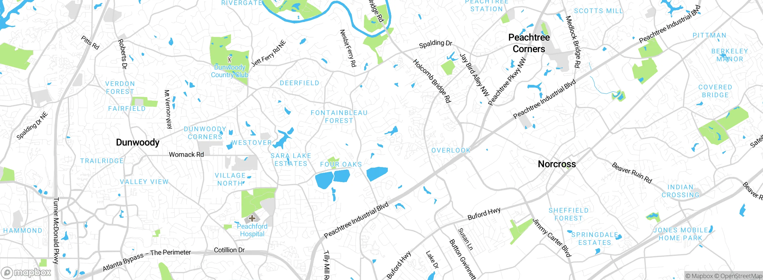 Map showing approximate location