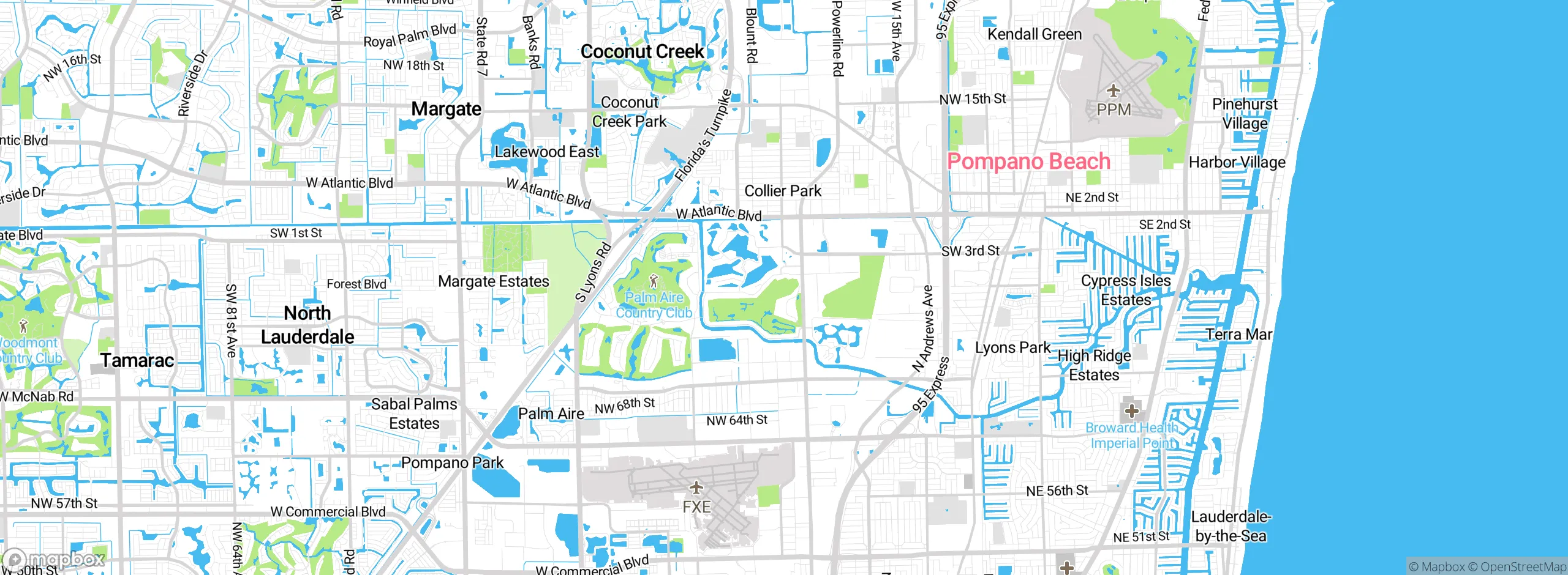 Map showing approximate location