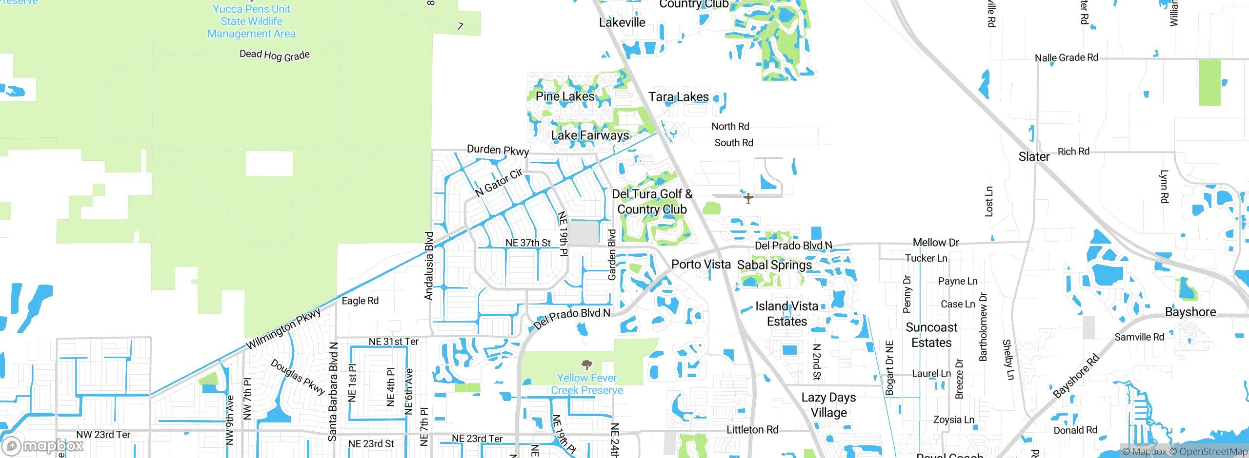 Map showing approximate location