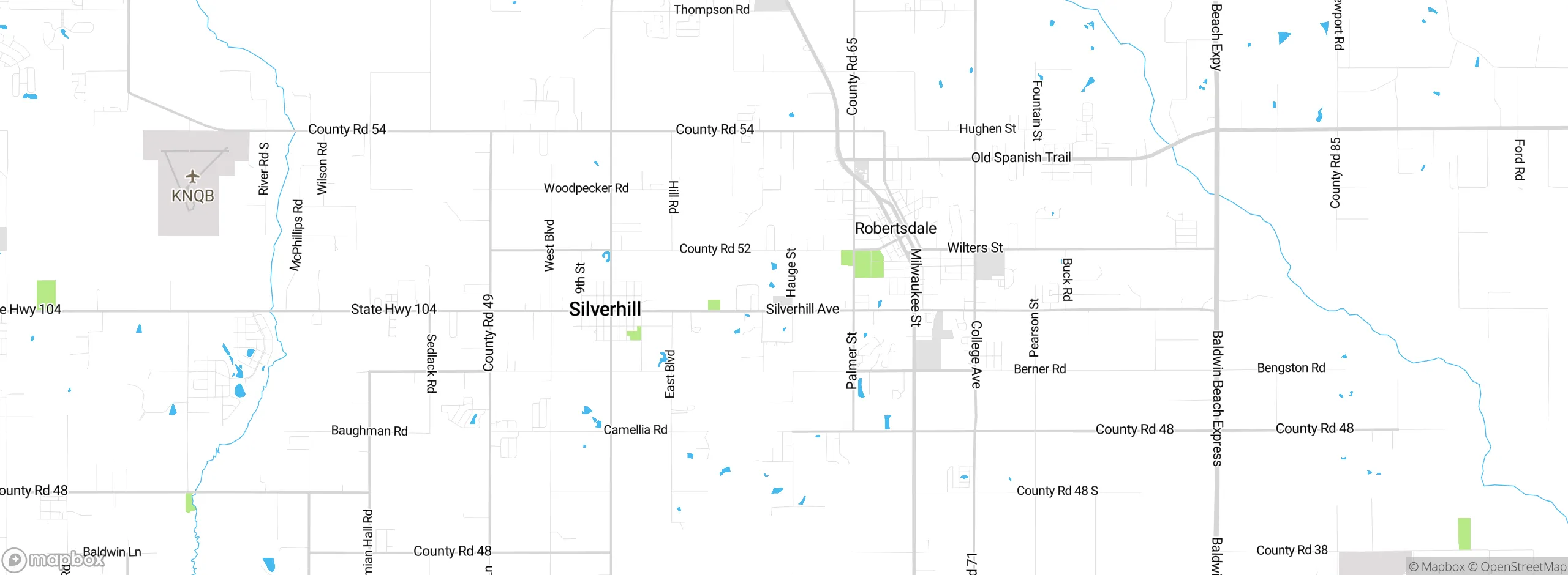 Map showing approximate location