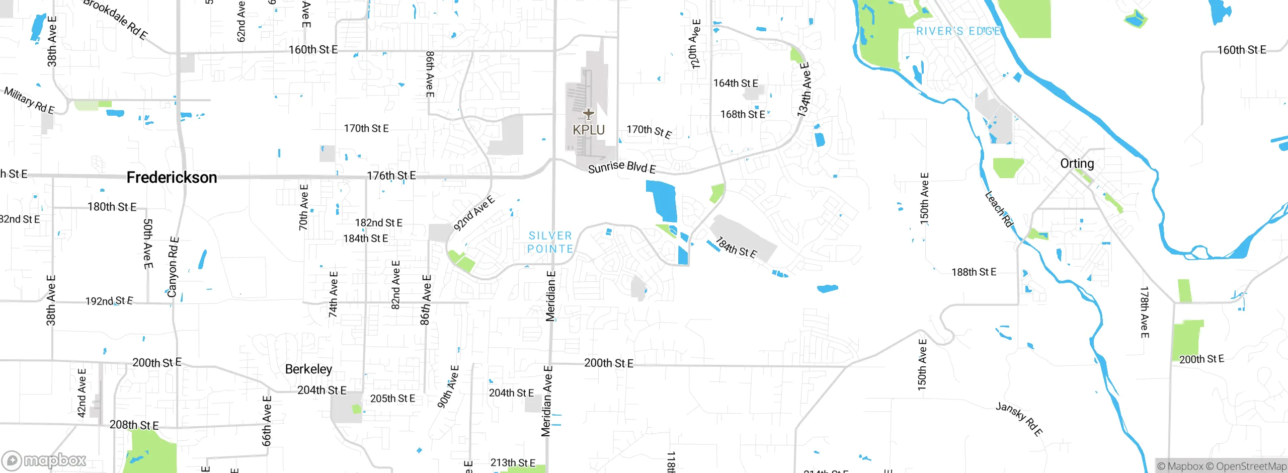 Map showing approximate location