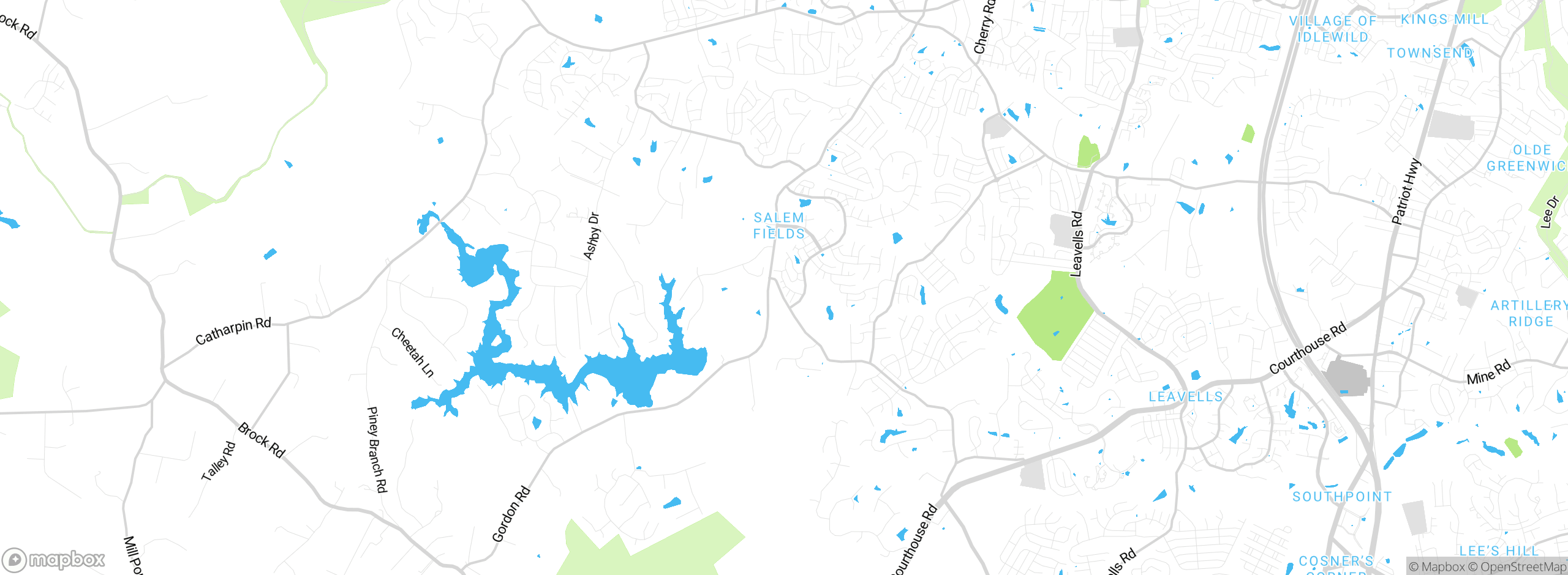 Map showing approximate location