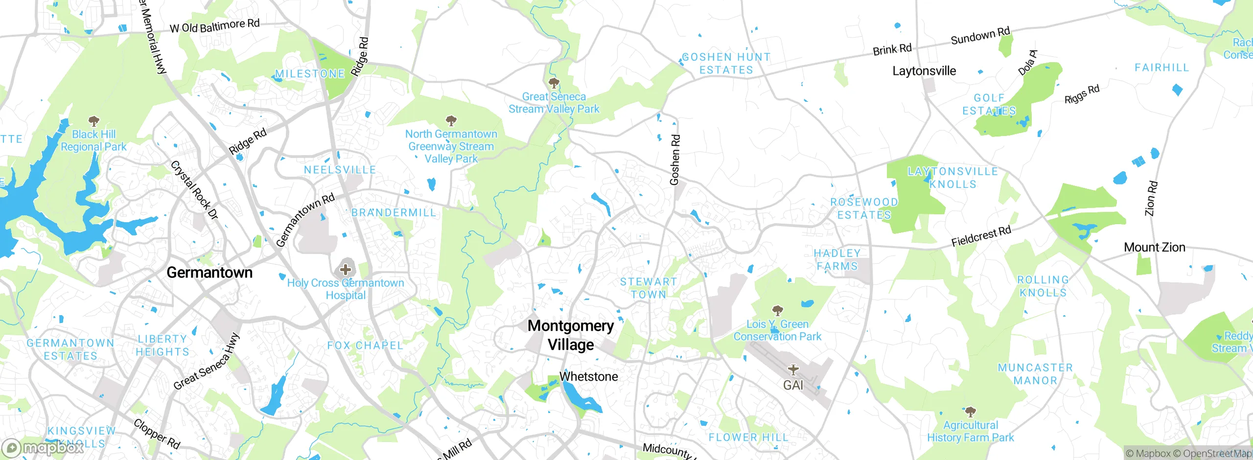 Map showing approximate location