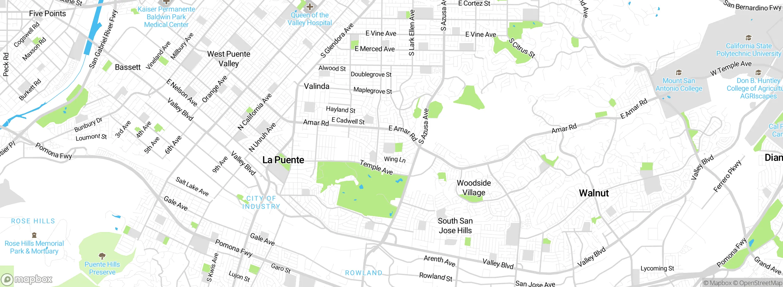 Map showing approximate location
