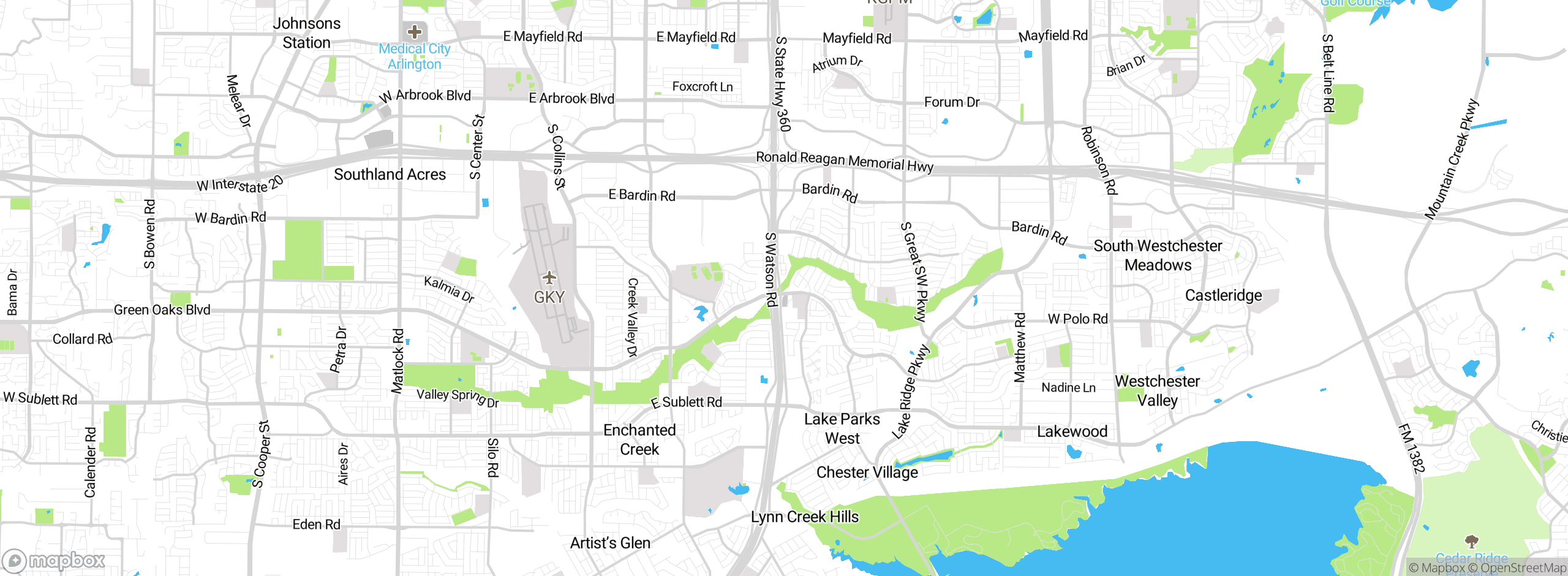 Map showing approximate location