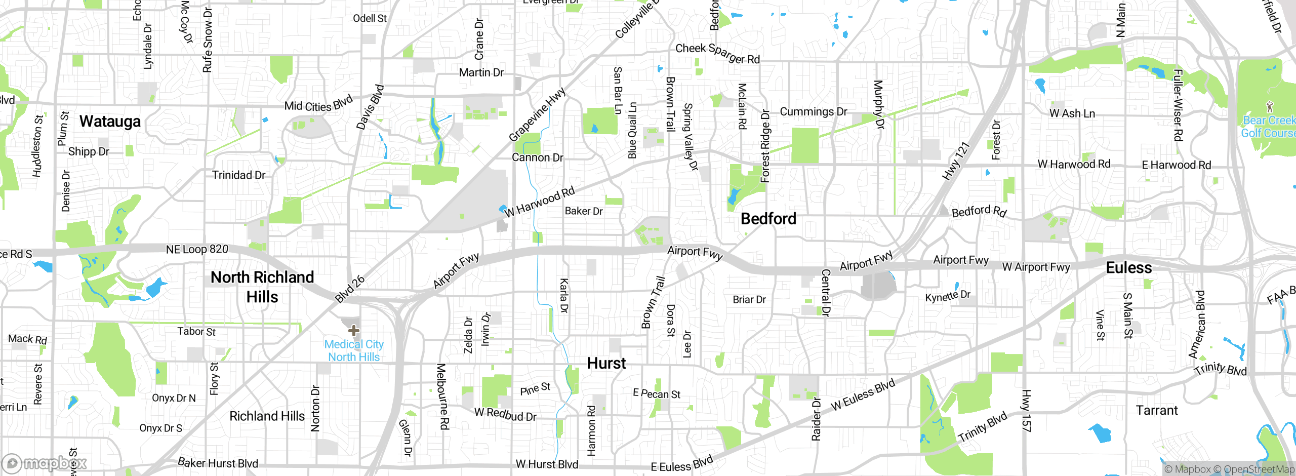 Map showing approximate location