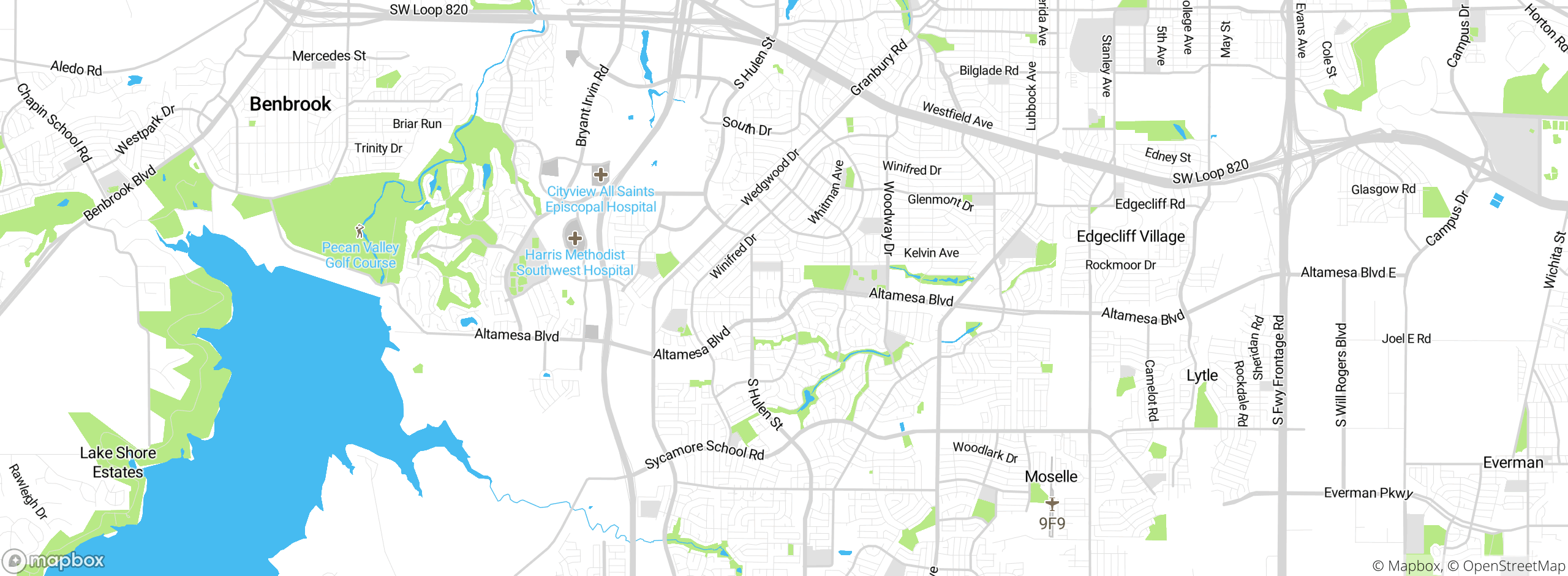 Map showing approximate location
