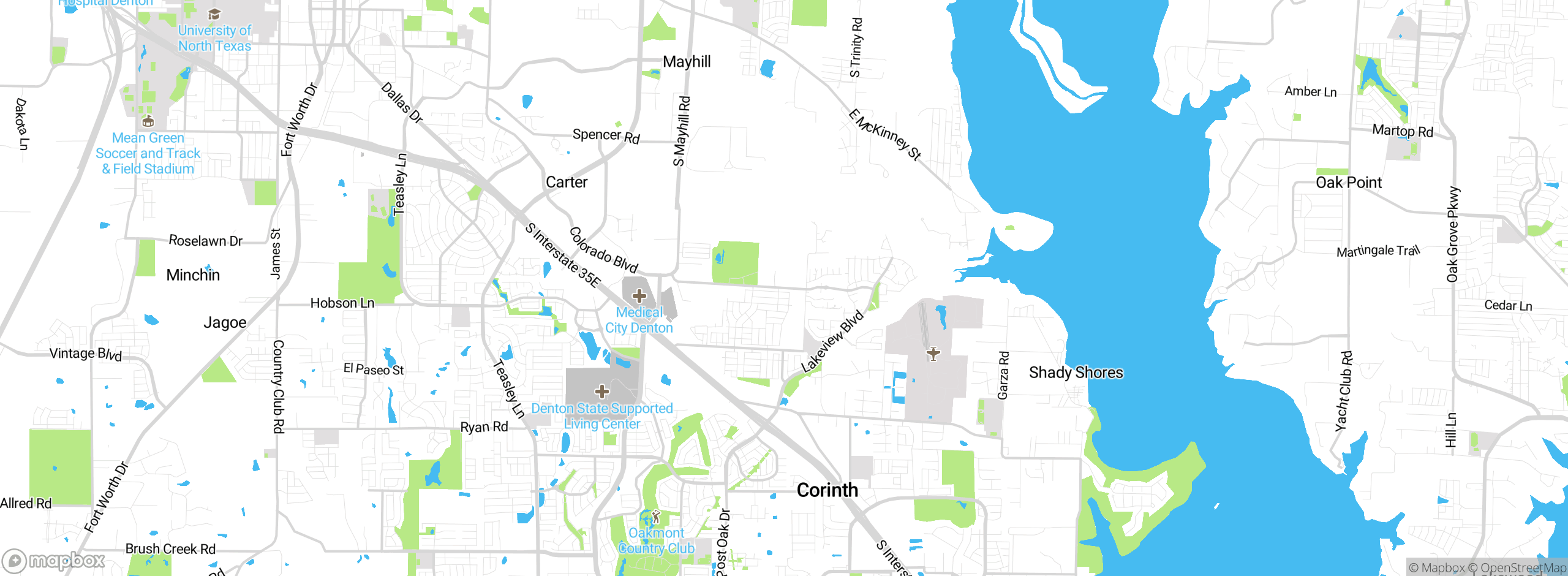 Map showing approximate location
