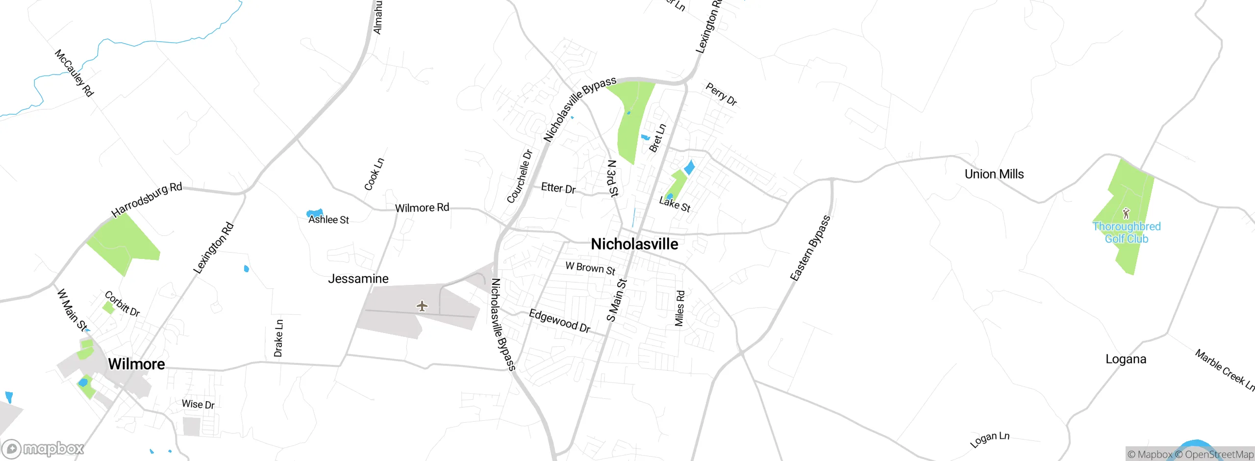 Map showing approximate location