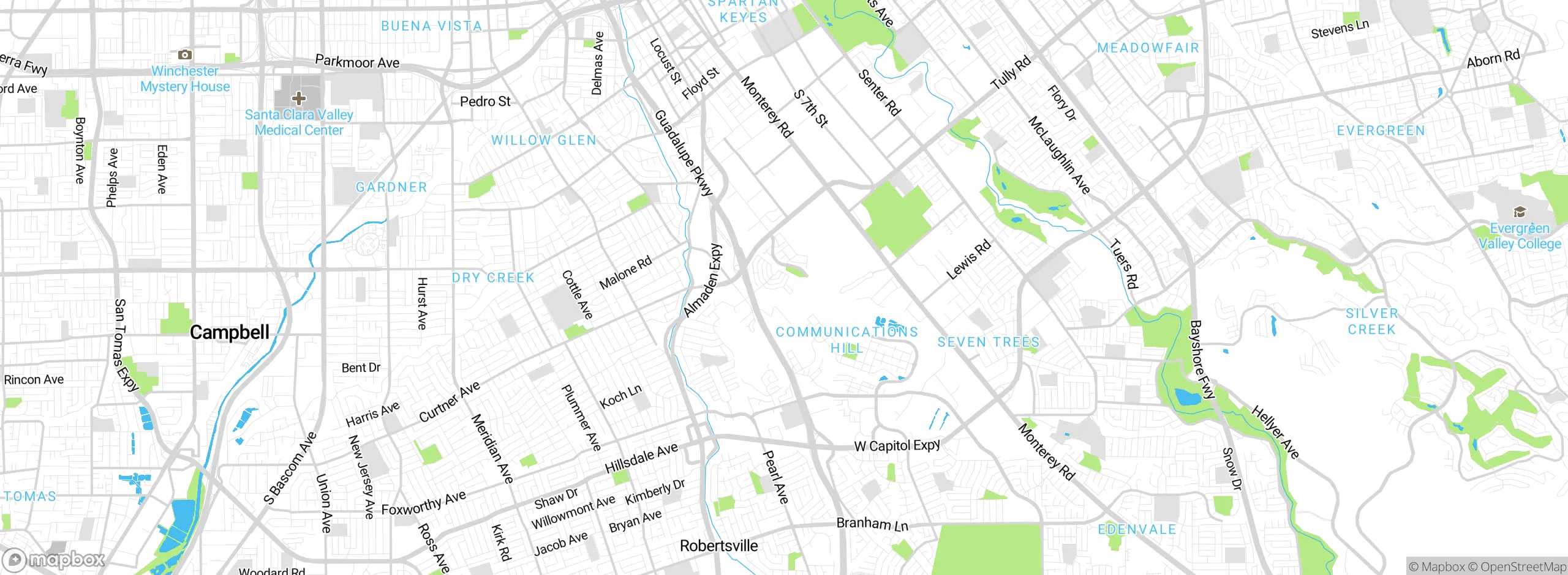 Map showing approximate location