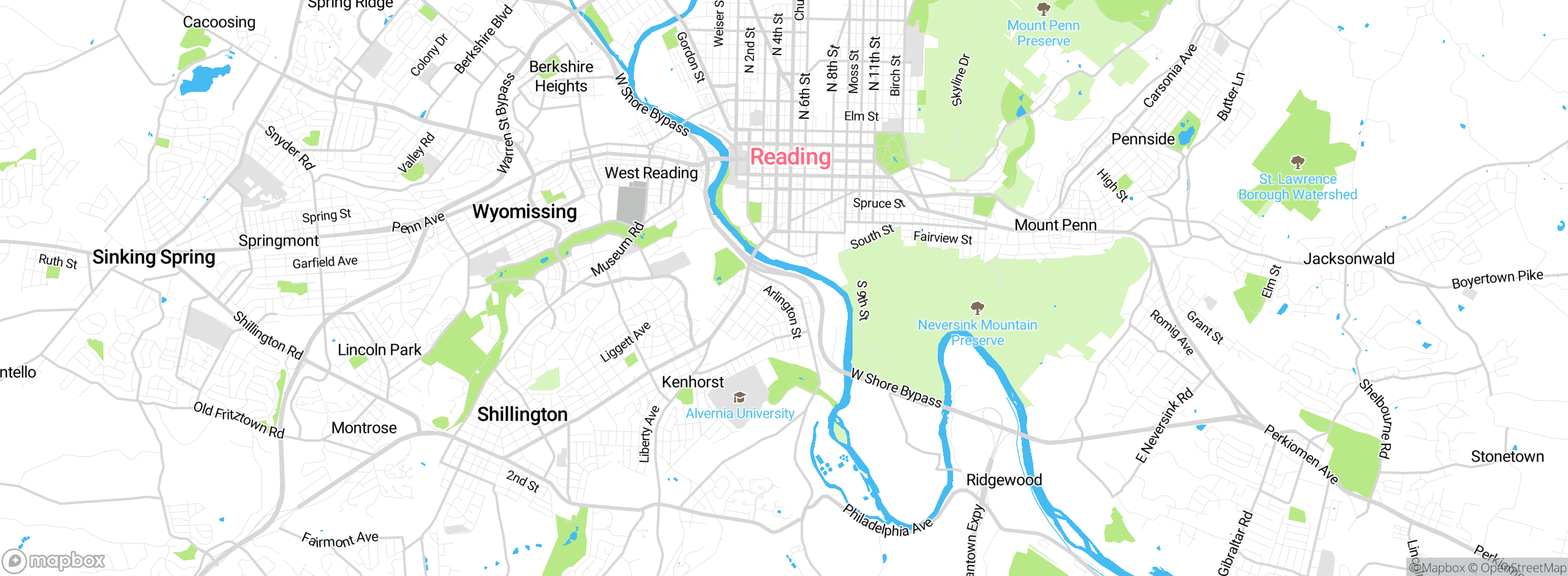 Map showing approximate location