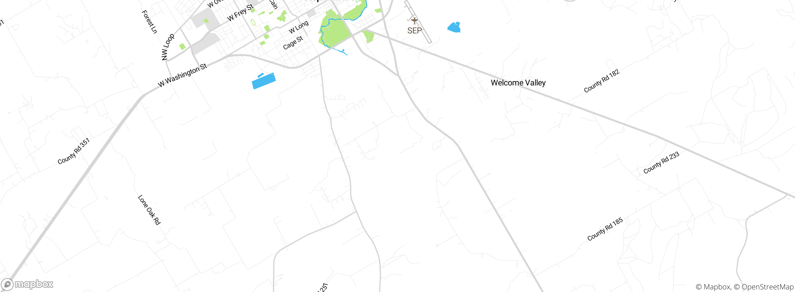 Map showing approximate location