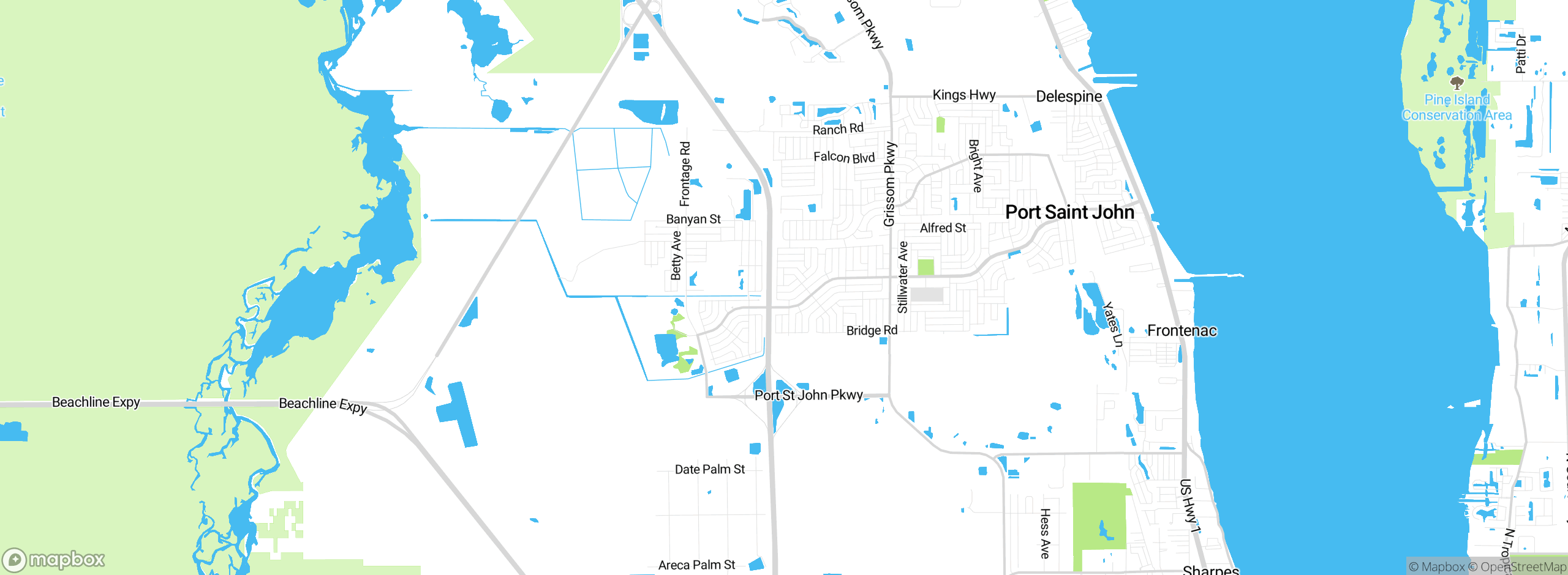 Map showing approximate location