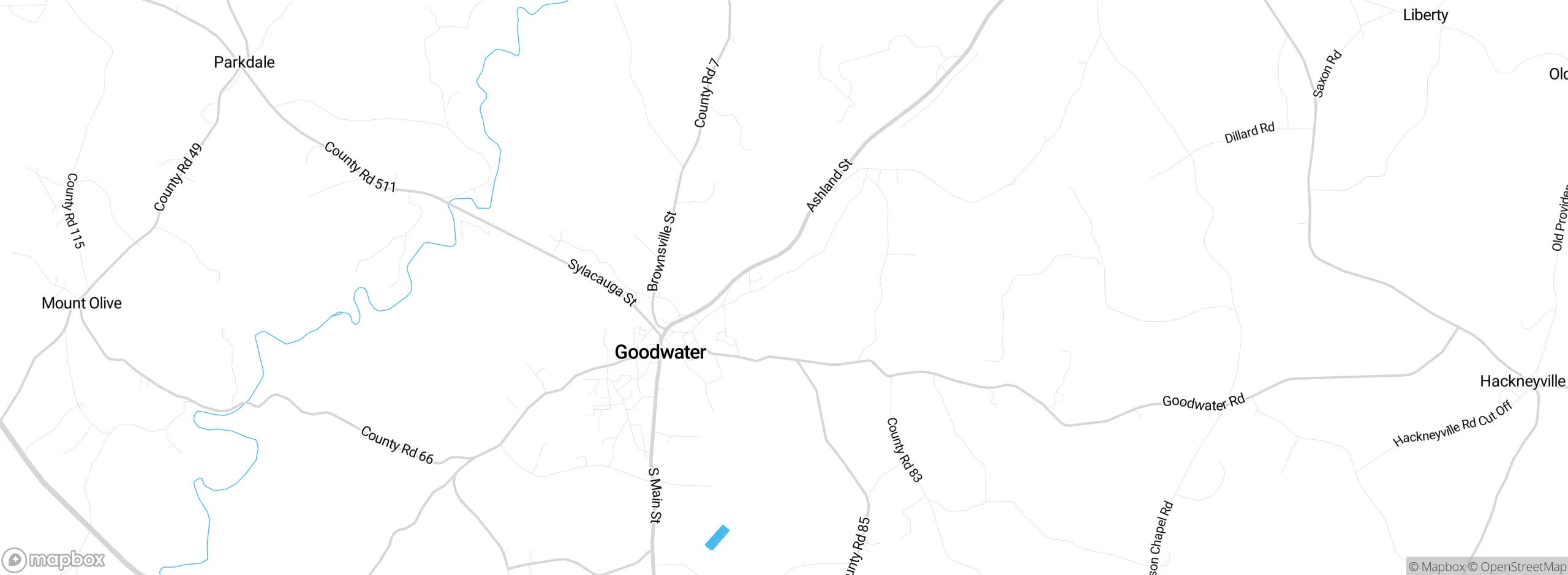 Map showing approximate location