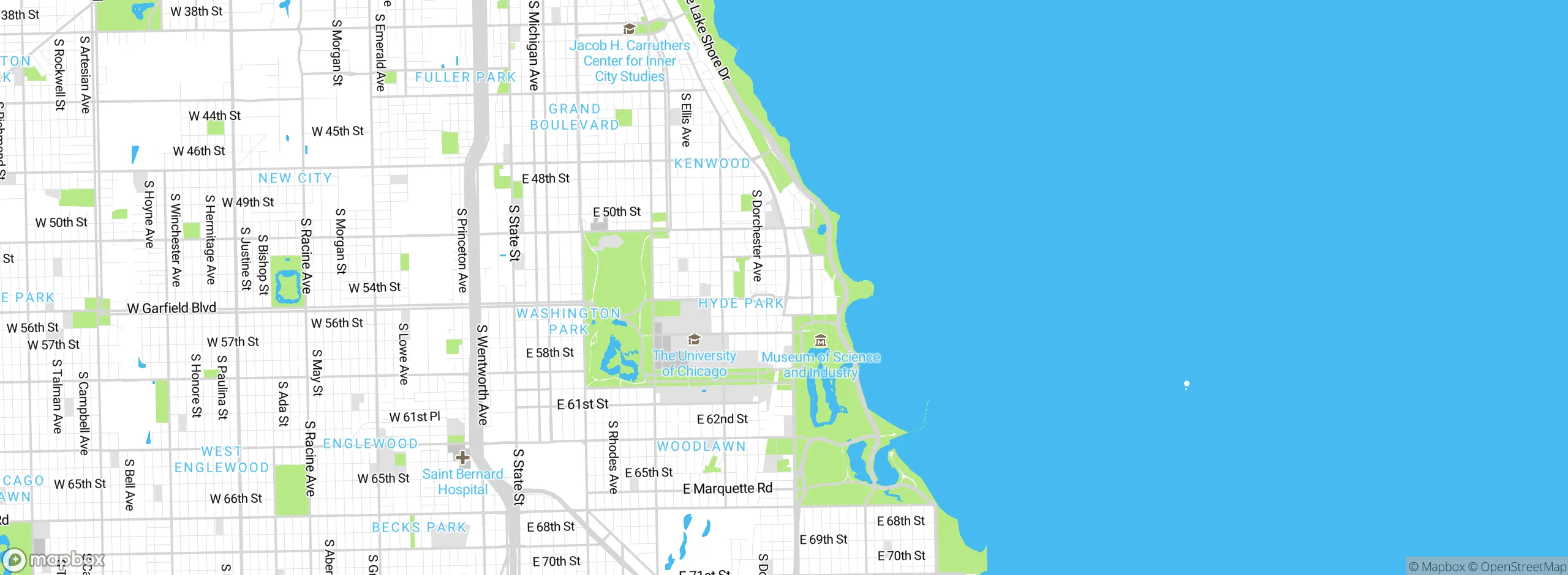 Map showing approximate location
