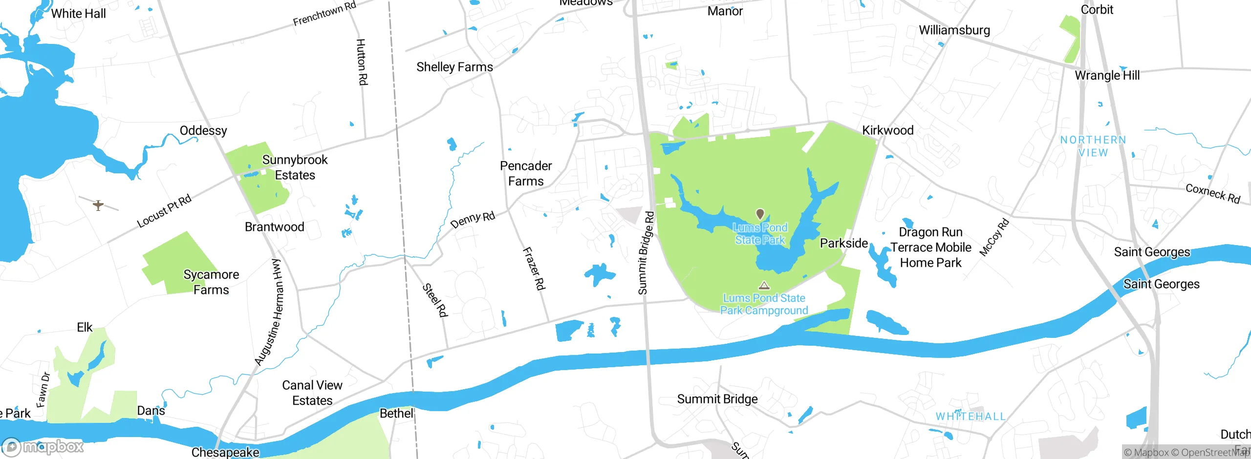 Map showing approximate location