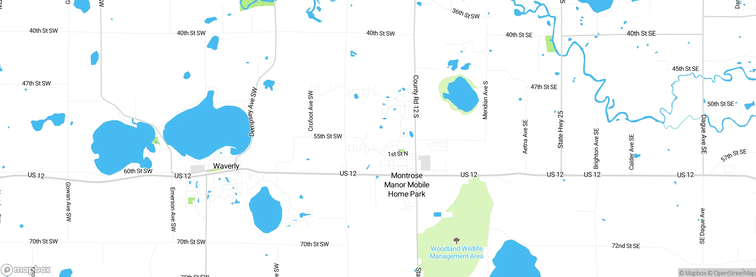 Map showing approximate location