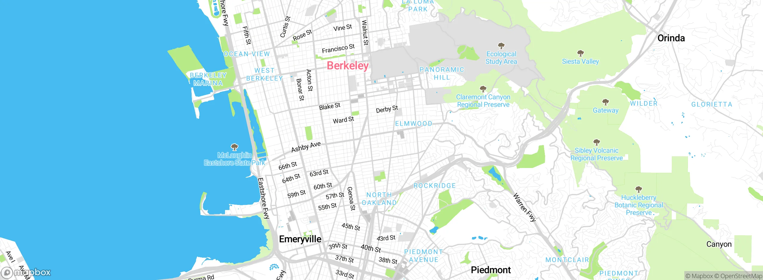 Map showing approximate location