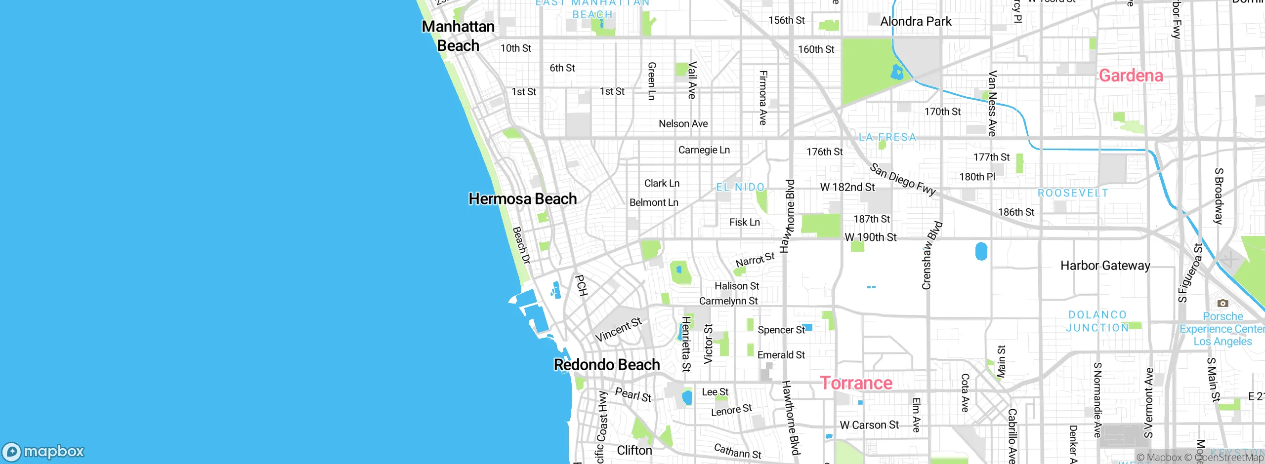 Map showing approximate location