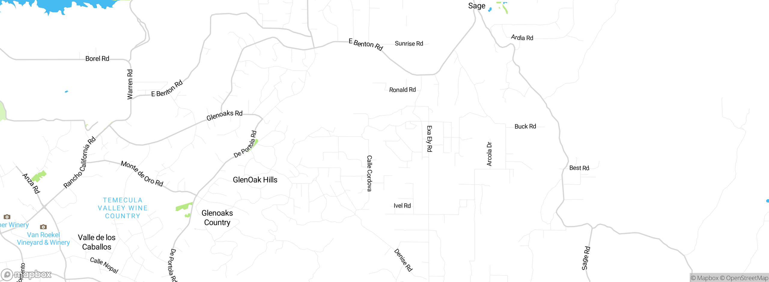 Map showing approximate location