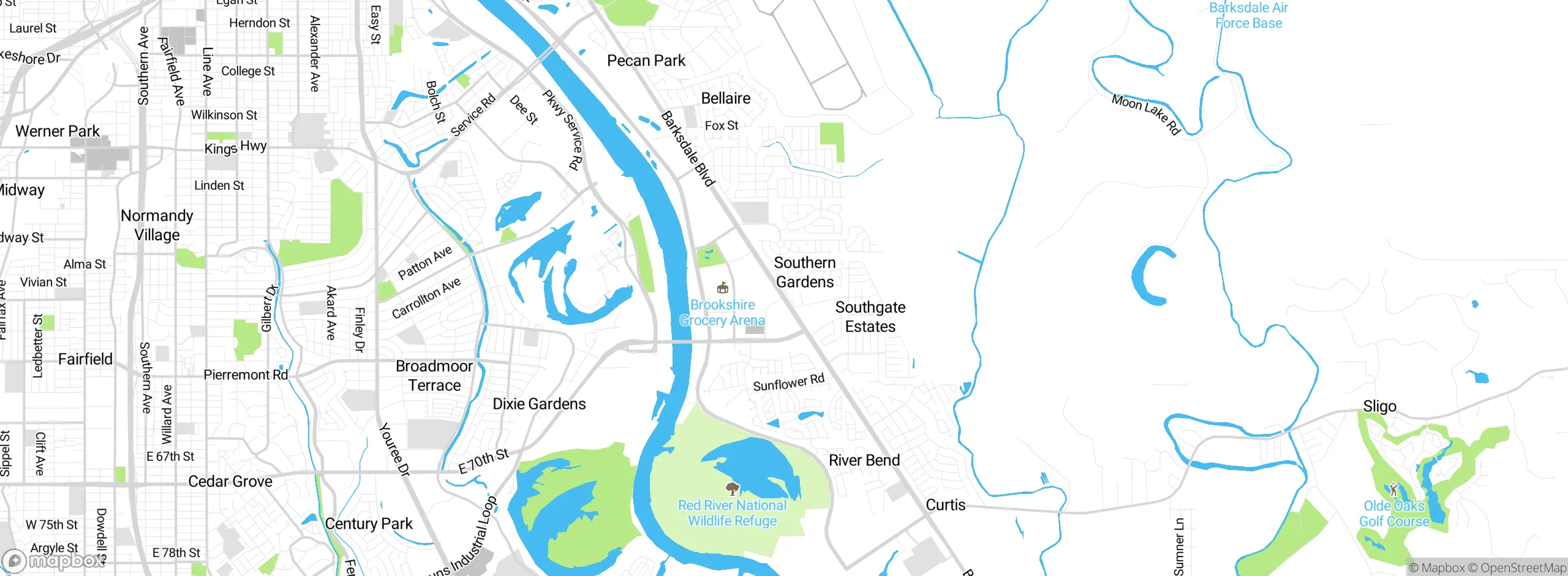 Map showing approximate location