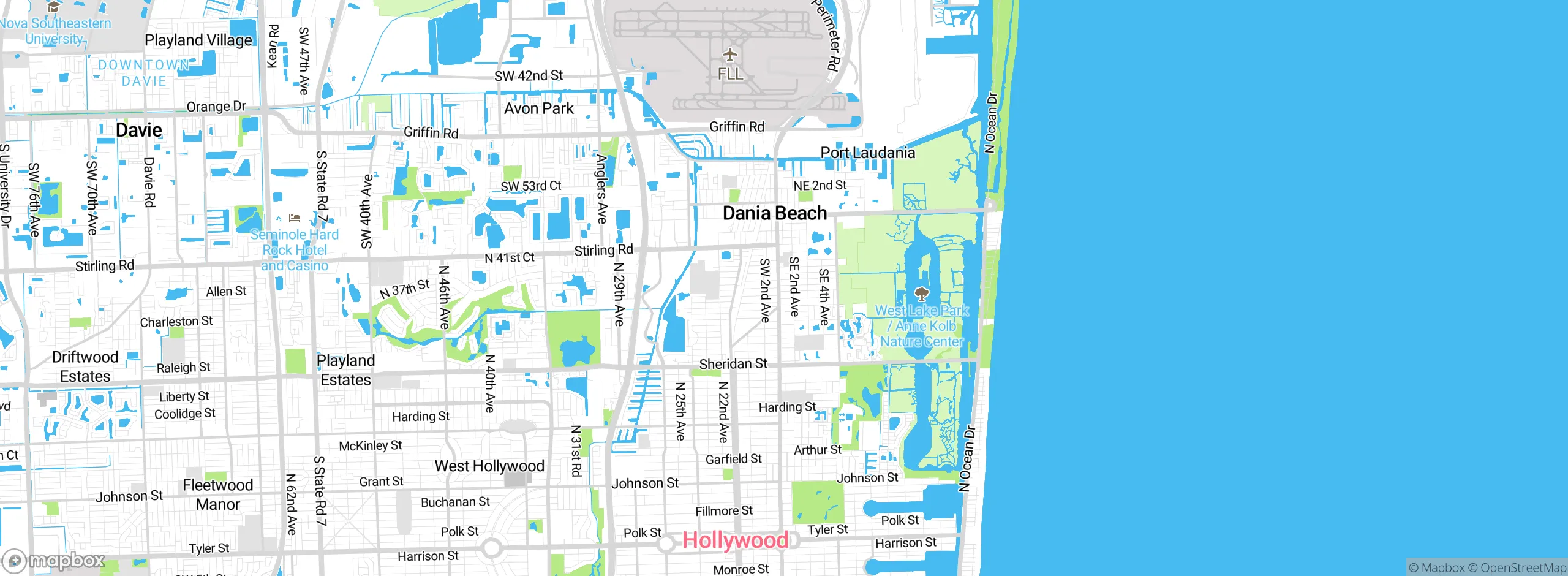 Map showing approximate location